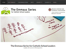 Tablet Screenshot of emmausseries.org